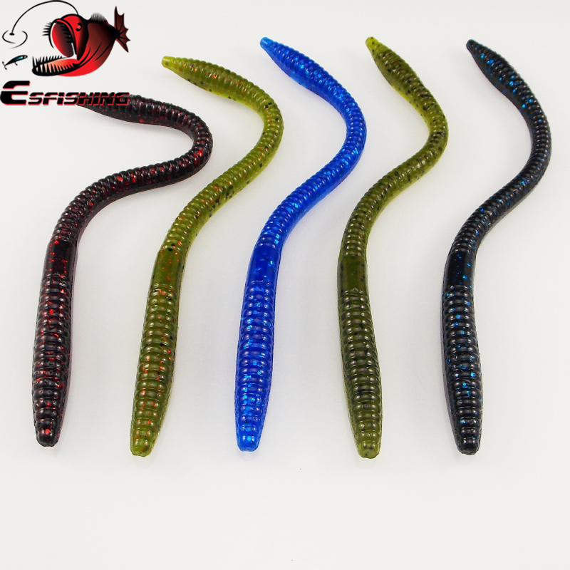 Fishing Lure Soft Plastic - Esfishing Soft Bait Trick Worm 160mm