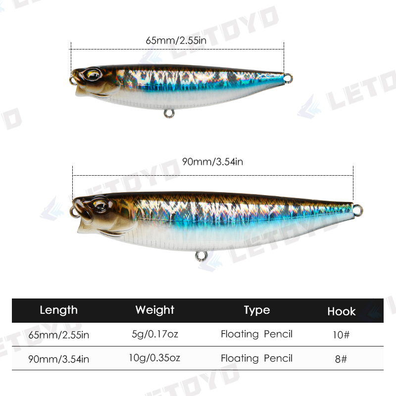 LETOYO 65mm 5g/90mm 10g Surfac - Fishing Lure Buzzbait recensione e prezzo