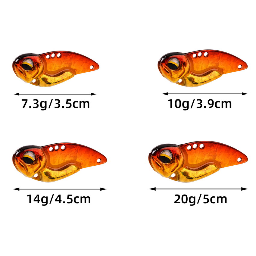 6pcs Metal VIB Fishing Lures 7 - Fishing Lure Blade Bait recensione e prezzo