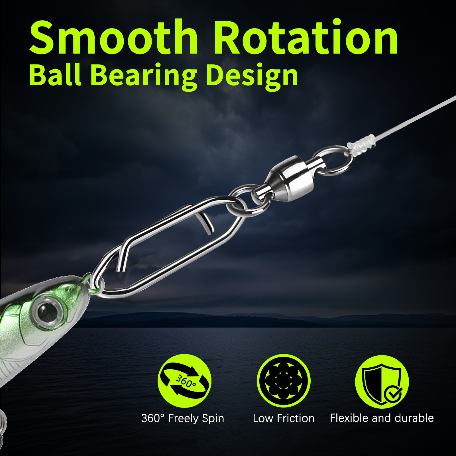 9KM Fishing Swivel Snap Kit 50 - Fishing Lure Making Kit recensione e prezzo