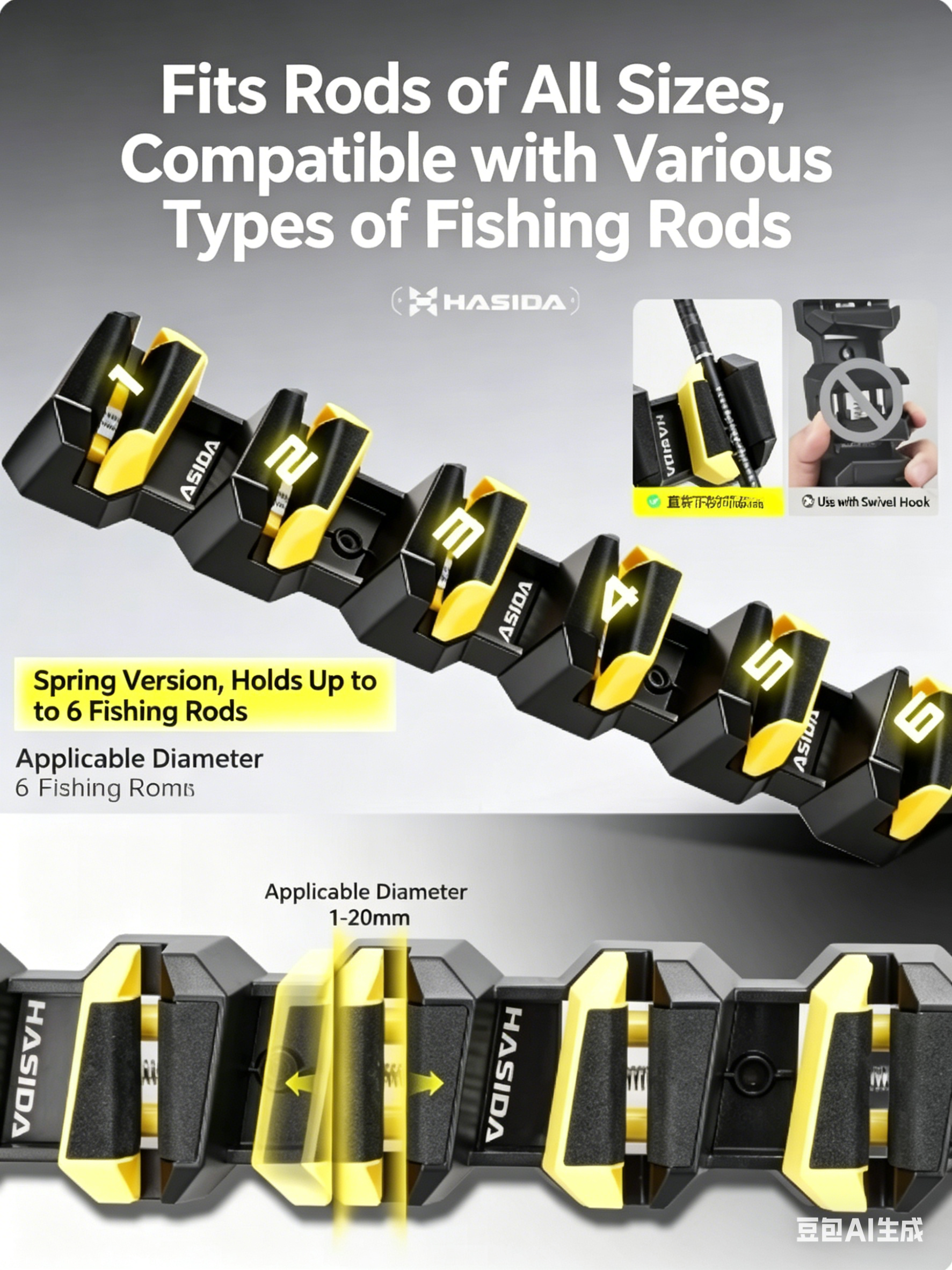 HISTAR Soft Rubber Wall-Mounte - Fishing Lure Accessories recensione e prezzo