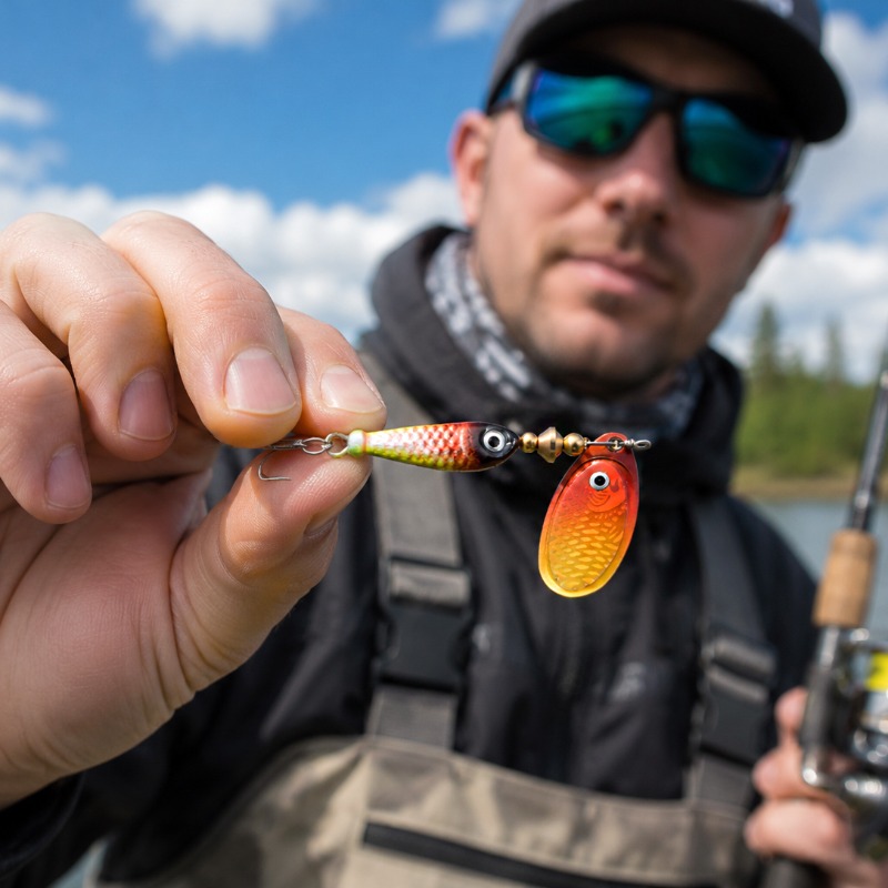 Fishing Spinner Lure Metal Rot - Fishing Lure Blade Bait recensione e prezzo