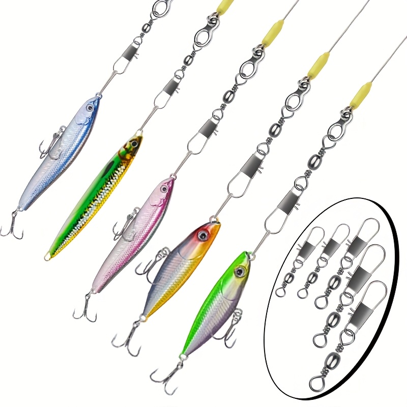 50Pc/box Stainless Steel Swive - Fishing Lure Box recensione e prezzo
