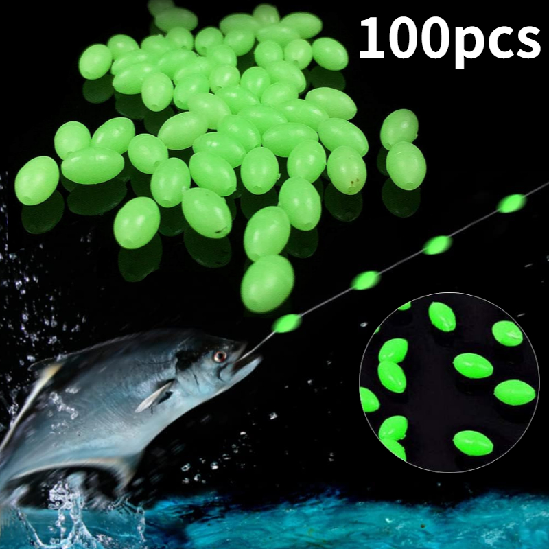 100pcs/lot Oval Night Luminous - Fishing Lure Topwater recensione e prezzo