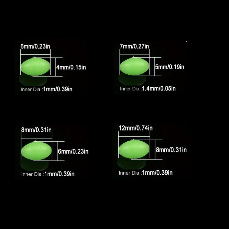 100pcs/lot Oval Night Luminous - Fishing Lure Topwater recensione e prezzo
