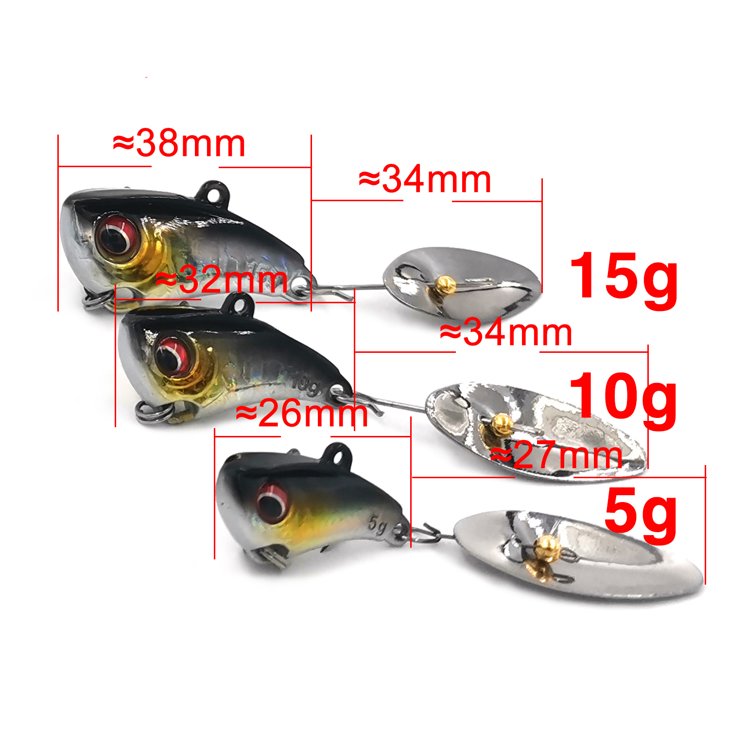 Thetime MCE27 5g Mini Metal VI - Fishing Lure Crankbait recensione e prezzo