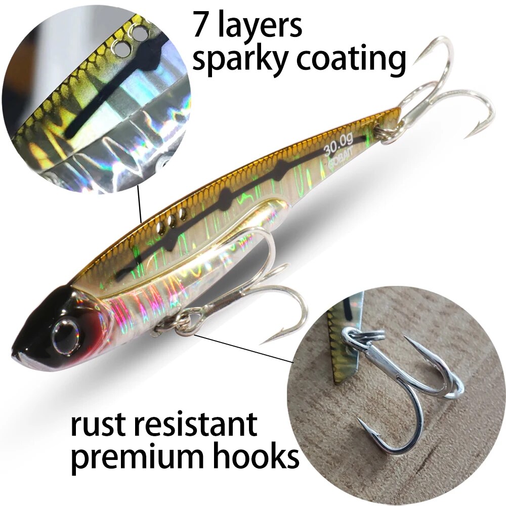 GOBAIT VIB Fishing Lure 20g 25 - Fishing Lure Blade Bait recensione e prezzo