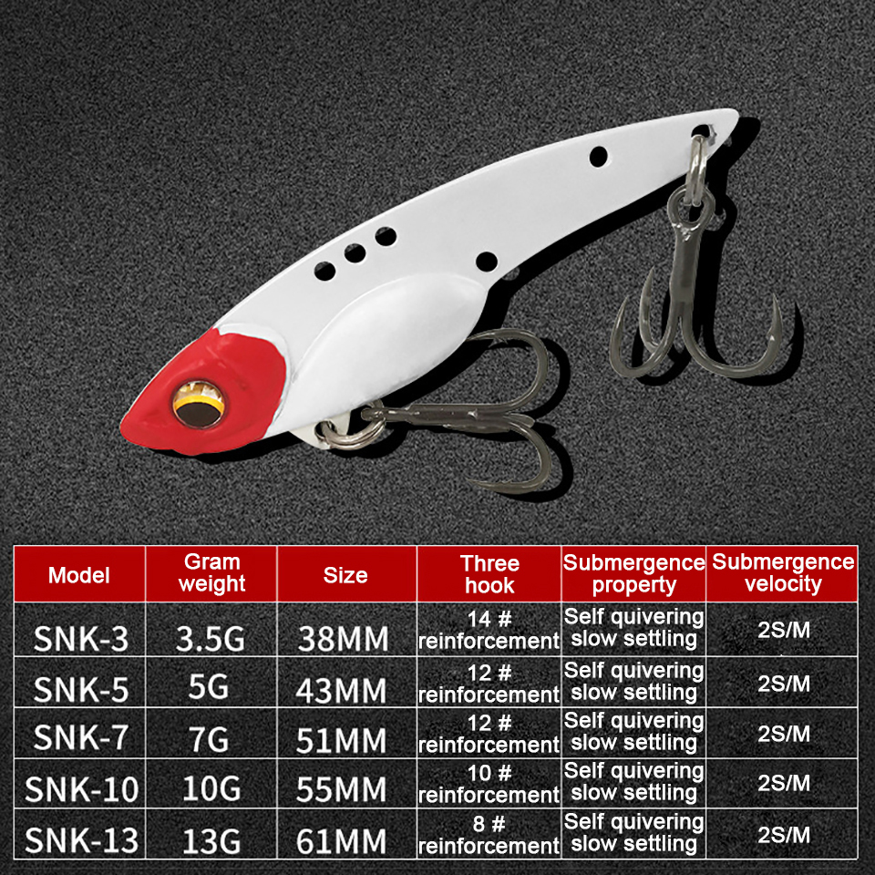 GOBYGO 3.5G-13G Metal VIB Fish - Fishing Lure Crankbait recensione e prezzo