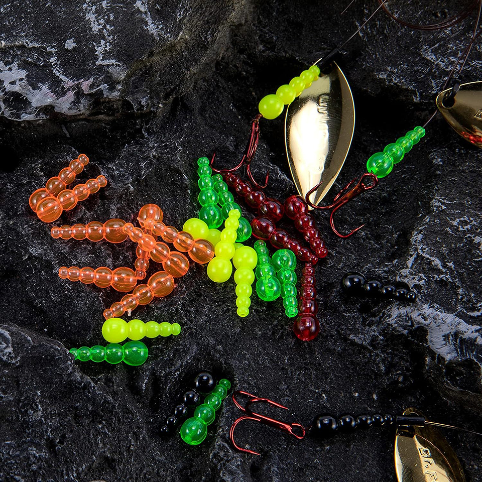 50PCS Stacked Fishing Beads Tr - Fishing Lure Spinner recensione e prezzo