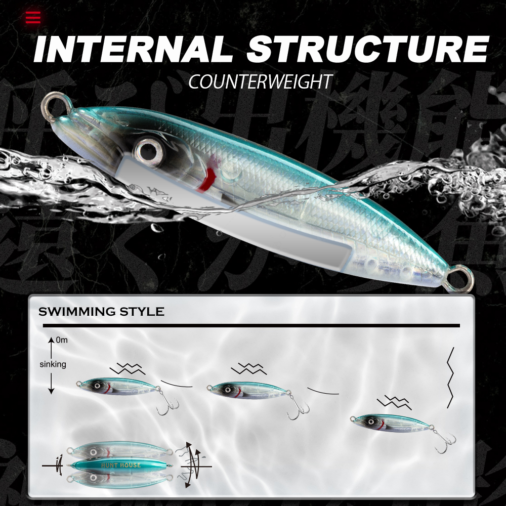 Hunthouse Fishing Slow Sinking - Fishing Lure Buzzbait recensione e prezzo