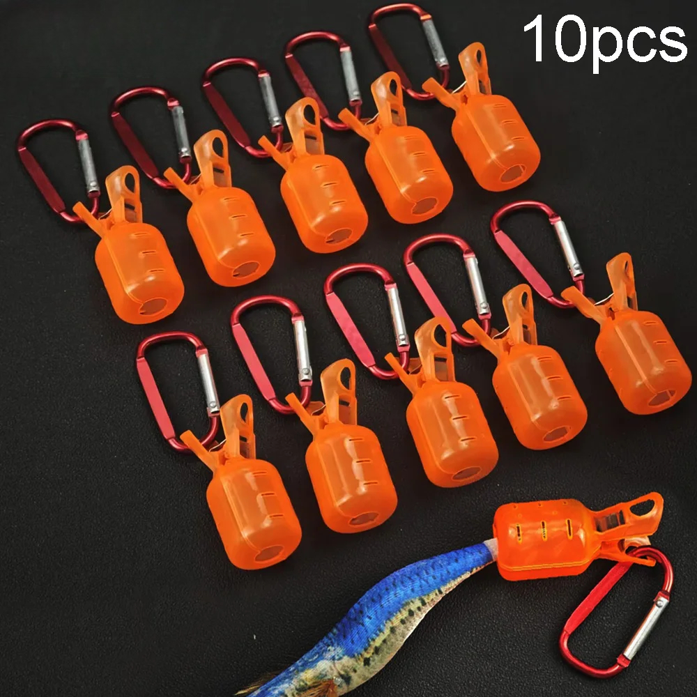 10pcs Squid Jig Hook Protector - Fishing Lure Box recensione e prezzo