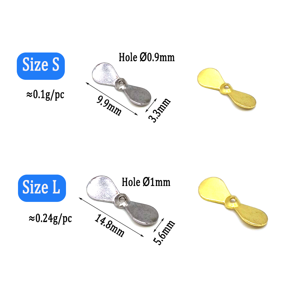 Wifreo 40pcs Turbo Propeller S - Fishing Lure Blade Bait recensione e prezzo