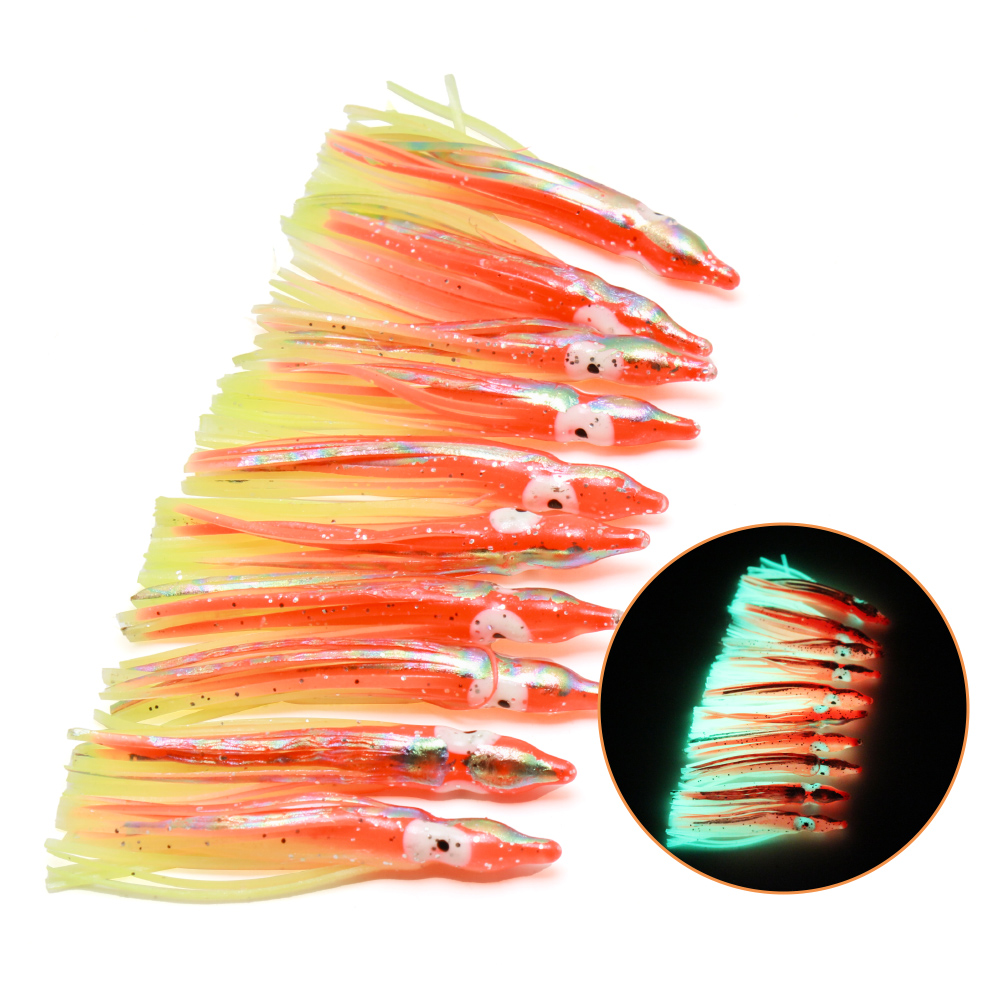 10 pcs soft light octopus squi - Fishing Lure Buzzbait recensione e prezzo