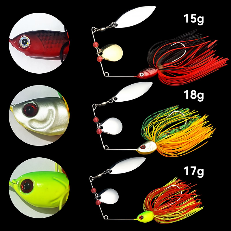 Bazooka 15g 18g Spinnerbait Fi - Fishing Lure Buzzbait recensione e prezzo