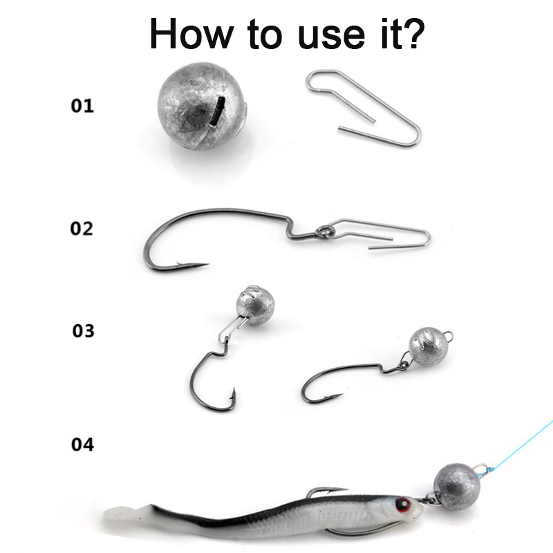 Simpleyi 5pcs/Lot Lead Weight  - Fishing Lure Jig recensione e prezzo