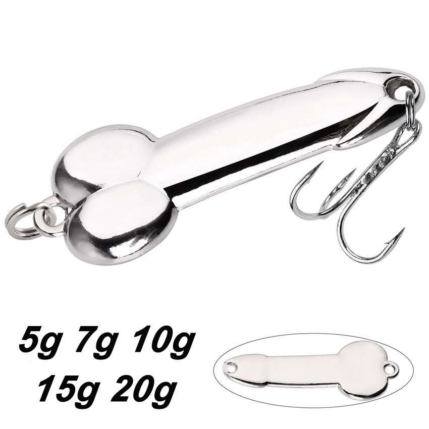 Metal Spoon Penis Shape Fishin - Fishing Lure Spoon recensione e prezzo