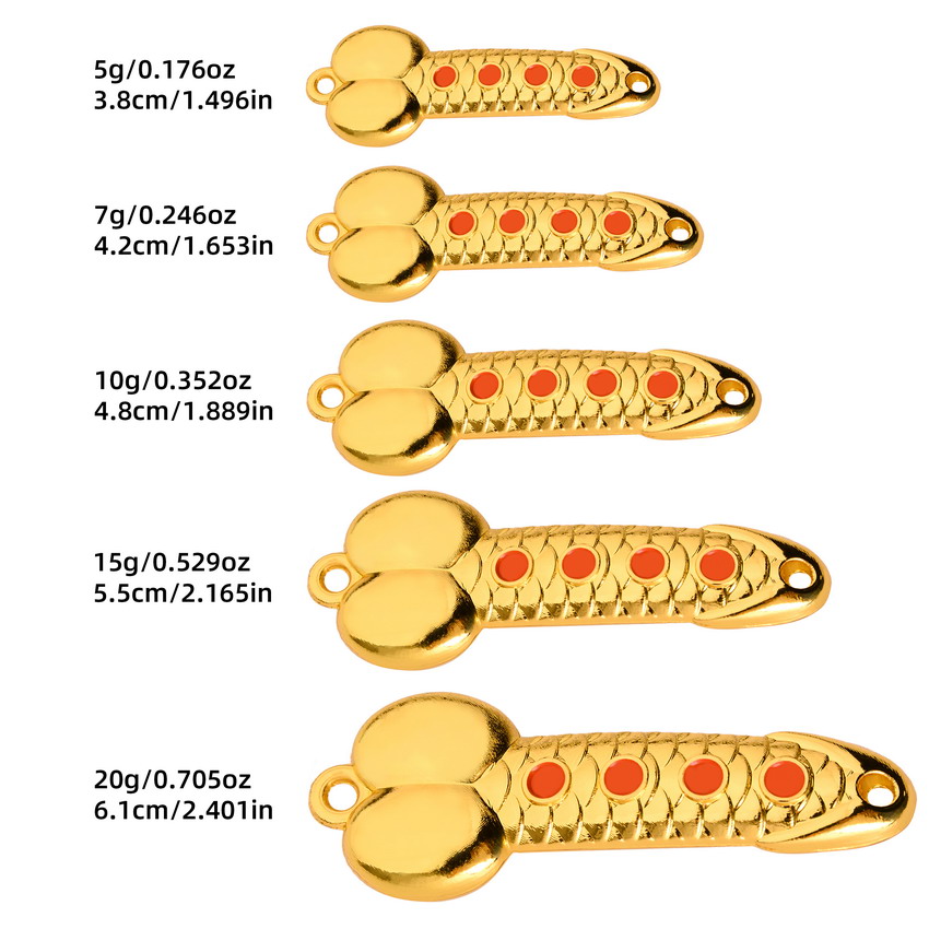 Metal Spoon Penis Shape Fishin - Fishing Lure Spoon recensione e prezzo