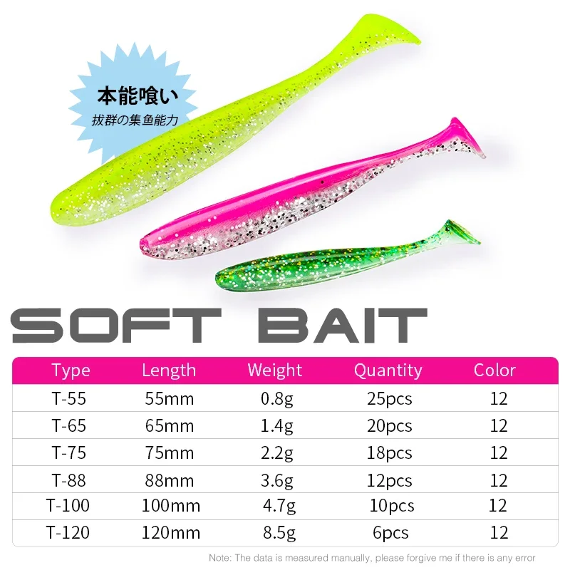 TSURINOYA NEW SIZE 100mm 120mm - Fishing Lure Soft Plastic recensione e prezzo