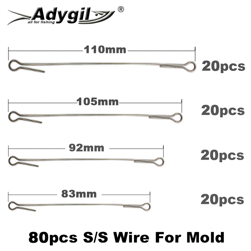 Adygil DIY Fishing 80pcs S/S W - Fishing Lure Jig recensione e prezzo