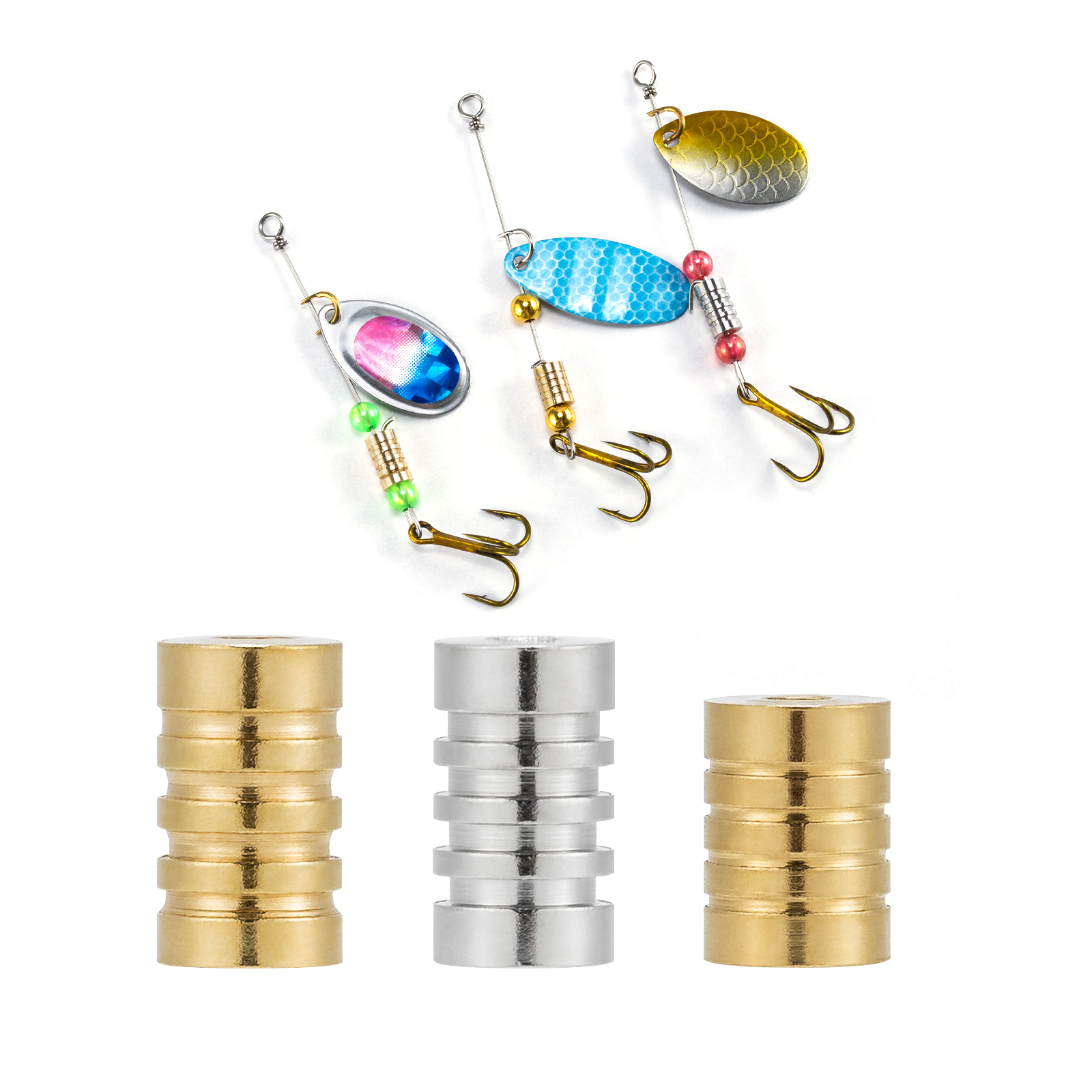 10PCS Fishing Spinner Bead Lur - Fishing Lure Spinnerbait recensione e prezzo