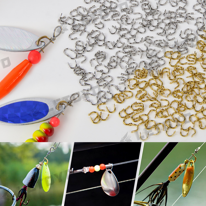 LETOYO 100pcs Folded Clevises  - Fishing Lure Spoon recensione e prezzo