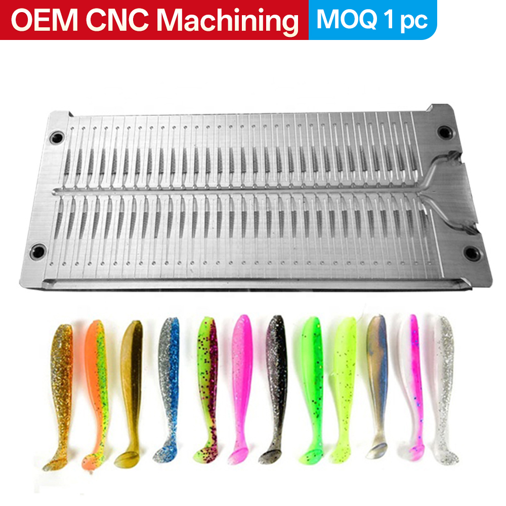 Custom Injection Molded Soft F - Fishing Lure Soft Plastic recensione e prezzo