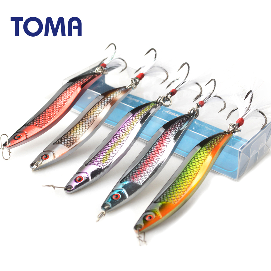 TOMA Metal Zinc Spoon Fishing  - Fishing Lure Crankbait recensione e prezzo