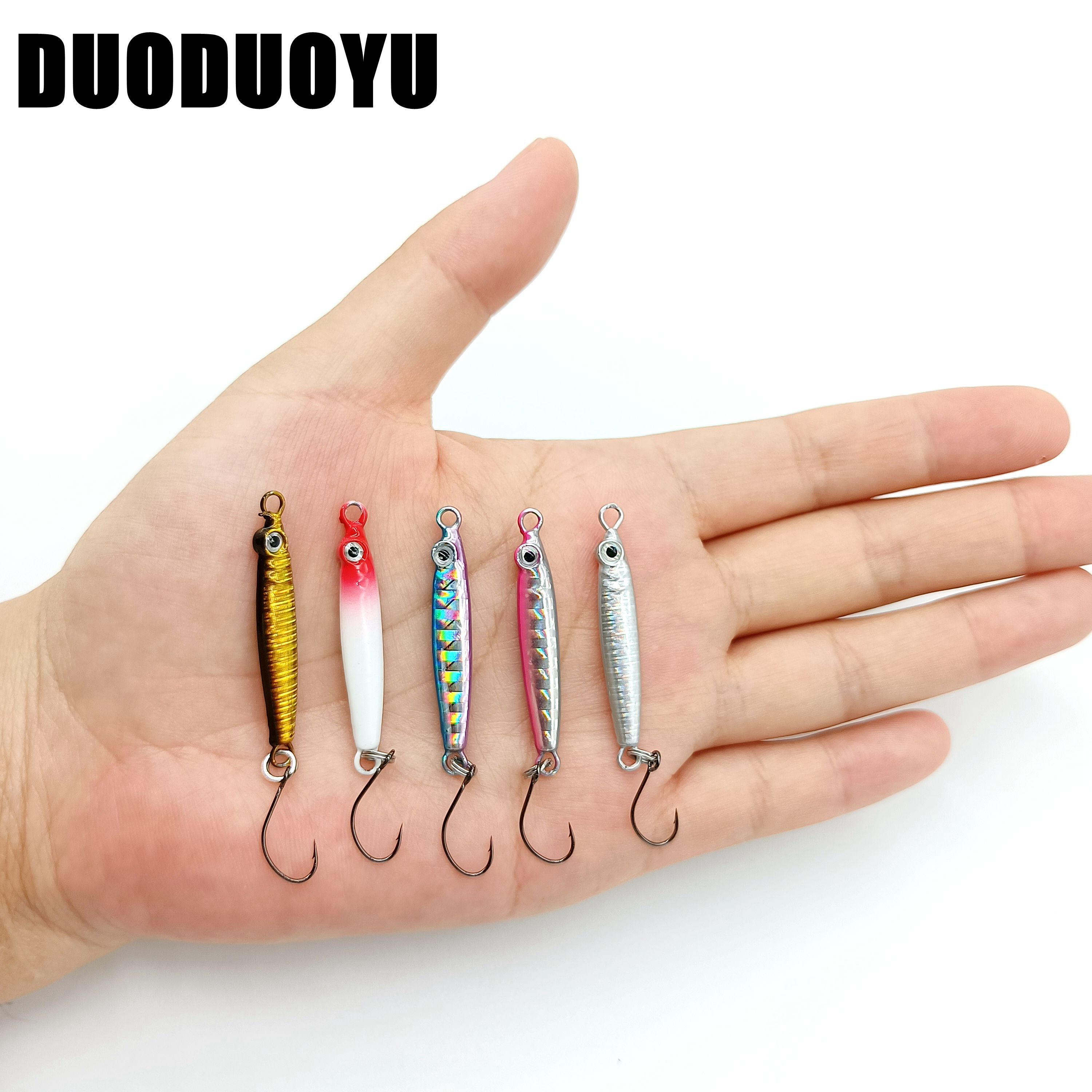 DUODUOYU 5PCS Mini  Metal Jig  - Fishing Lure Soft Plastic recensione e prezzo