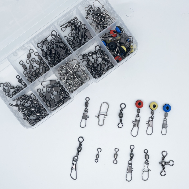 115pcs Fishing Swivel Connecto - Fishing Lure Box recensione e prezzo