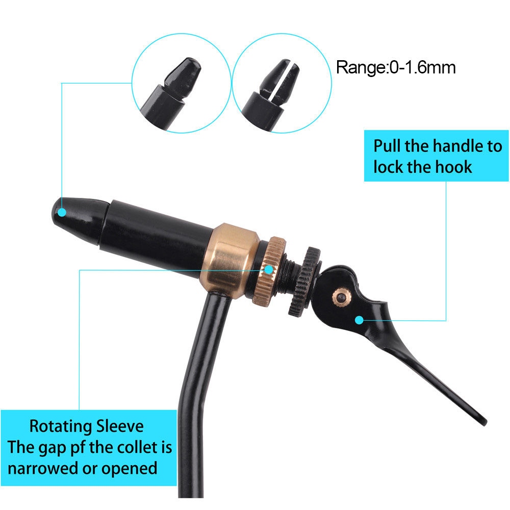 Rotary Fly Tying Vise Tool Saf - Fishing Lure Jig recensione e prezzo