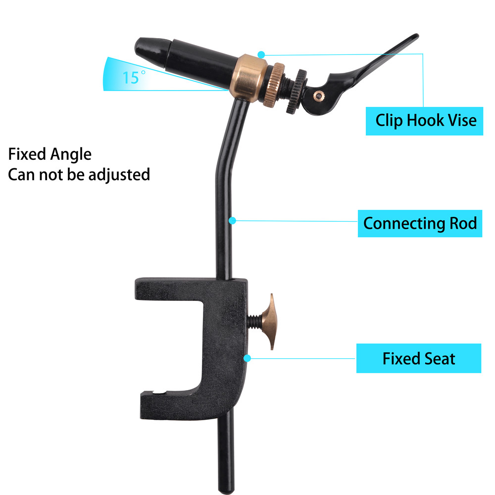 Rotary Fly Tying Vise Tool Saf - Fishing Lure Jig recensione e prezzo