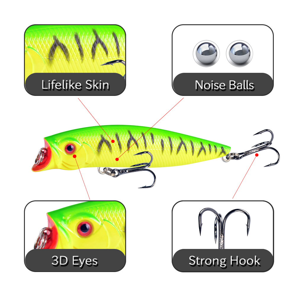 1pcs Fishing Lures High Qualit - Fishing Lure Popper recensione e prezzo