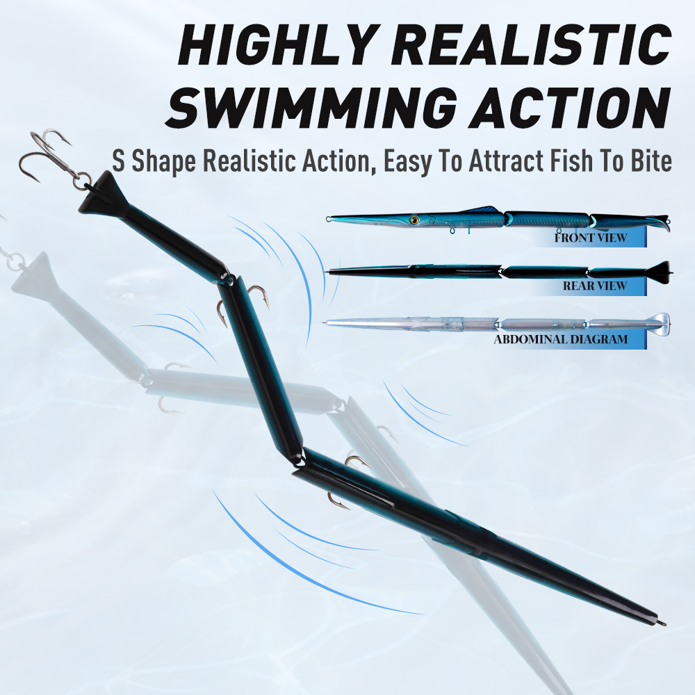 YOOFISH Jointed Pencil Bait 3  - Fishing Lure Popper recensione e prezzo