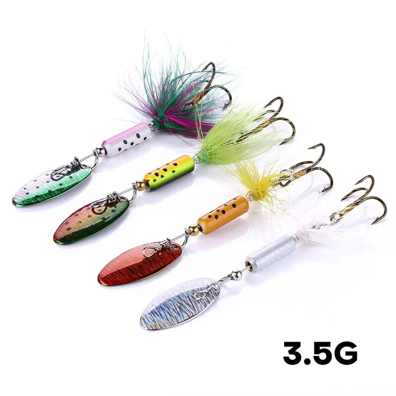 Metal VIB Lures 1PCS 3.5g Feat - Fishing Lure Spoon recensione e prezzo
