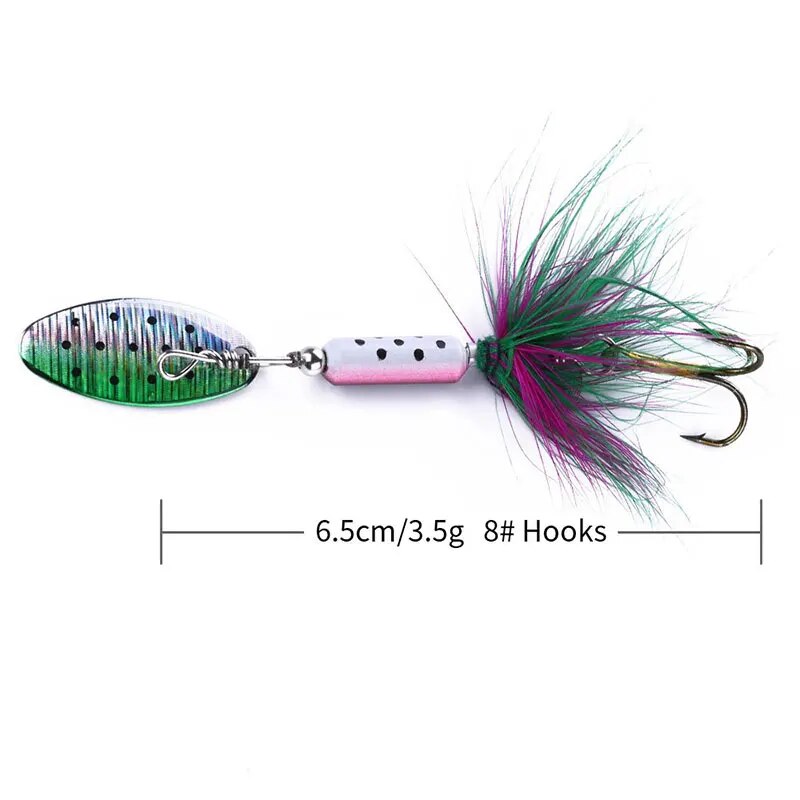 Metal VIB Lures 1PCS 3.5g Feat - Fishing Lure Spoon recensione e prezzo