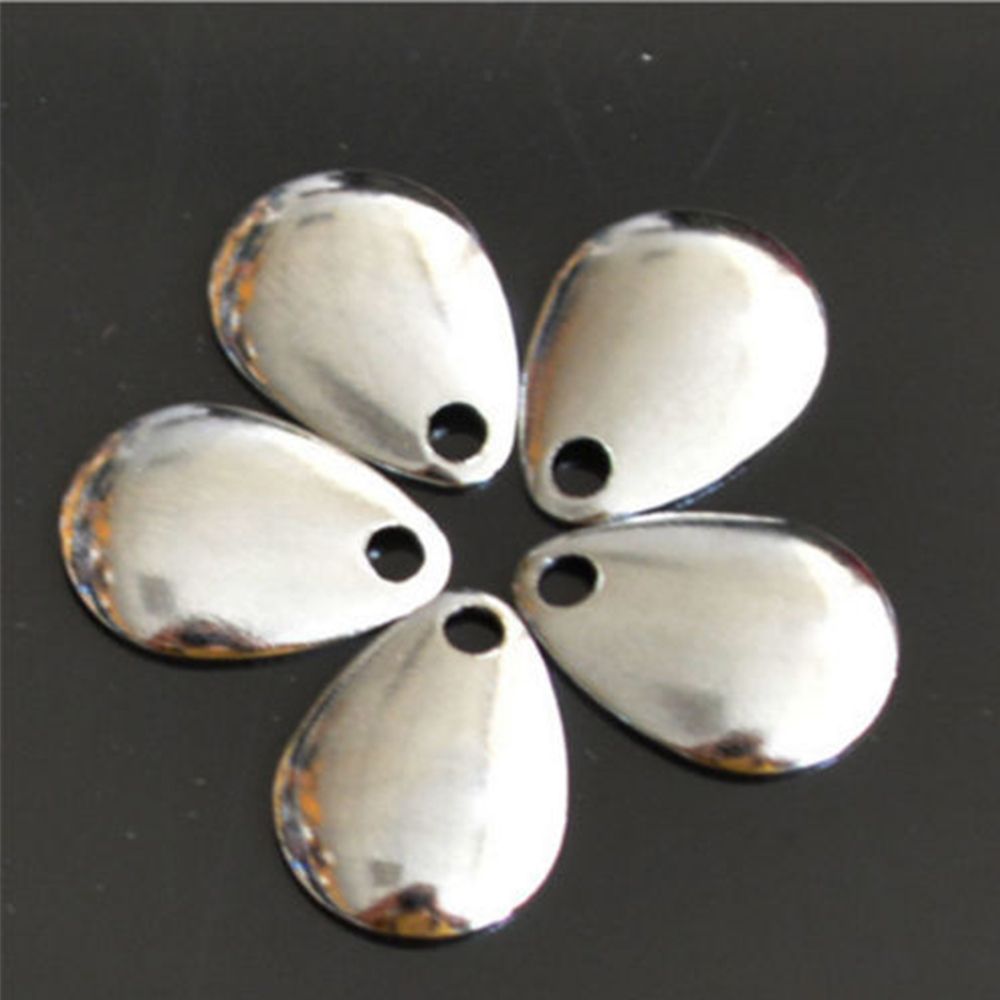 50PCS Silver Smooth Nickel Seq - Fishing Lure Spoon recensione e prezzo