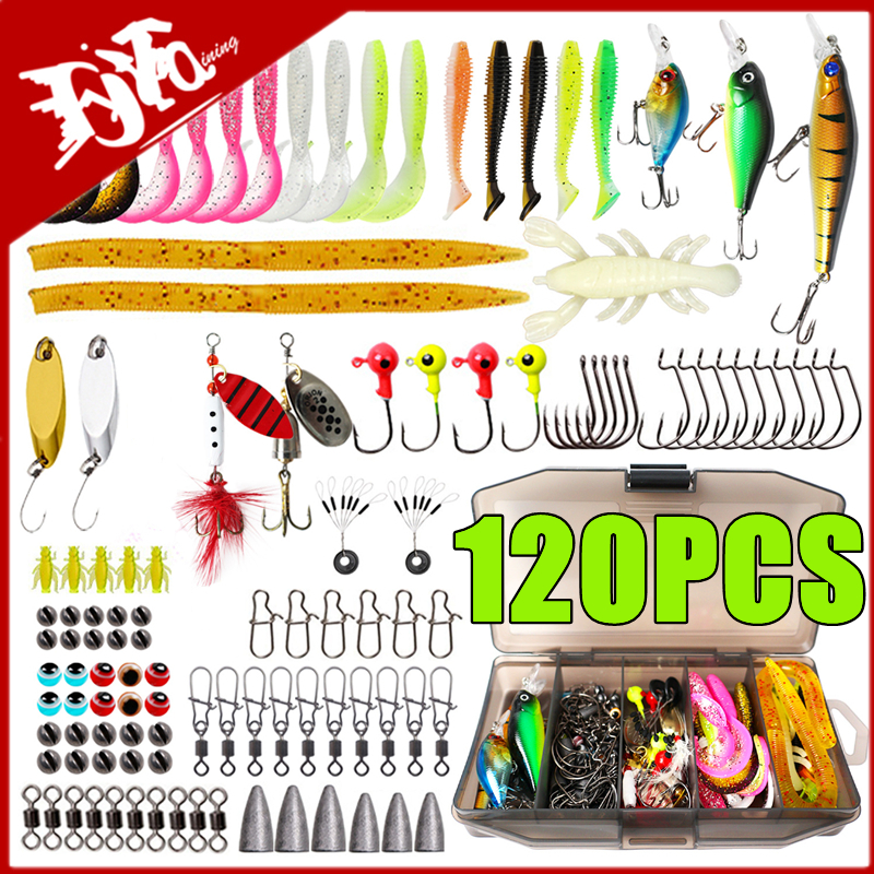 New 120PCS Fishing Lure Set So - Fishing Lure Spoon recensione e prezzo