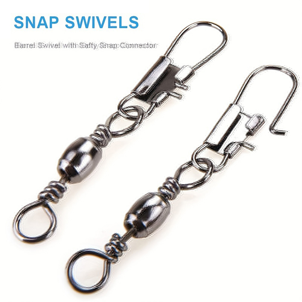 100Pcs/Lot 4#6#8#10#12# Swivel - Fishing Lure Accessories recensione e prezzo