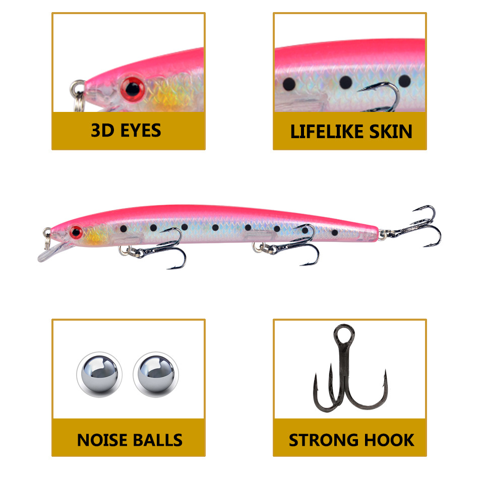 Minnow Fishing Lure 13.5cm 15. - Fishing Lure Buzzbait recensione e prezzo