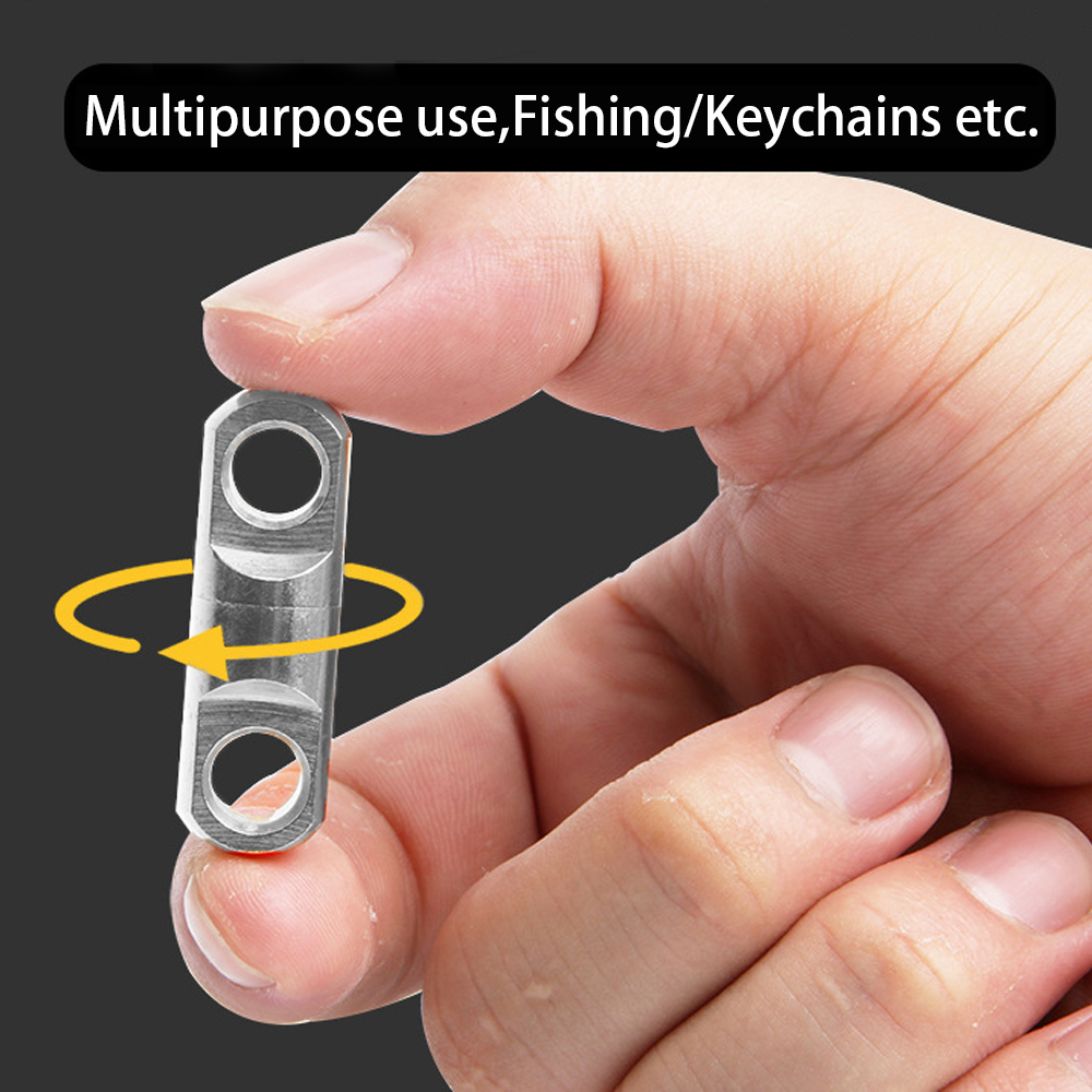 10pcs Solid Swivels for Fishin - Fishing Lure Spinner recensione e prezzo