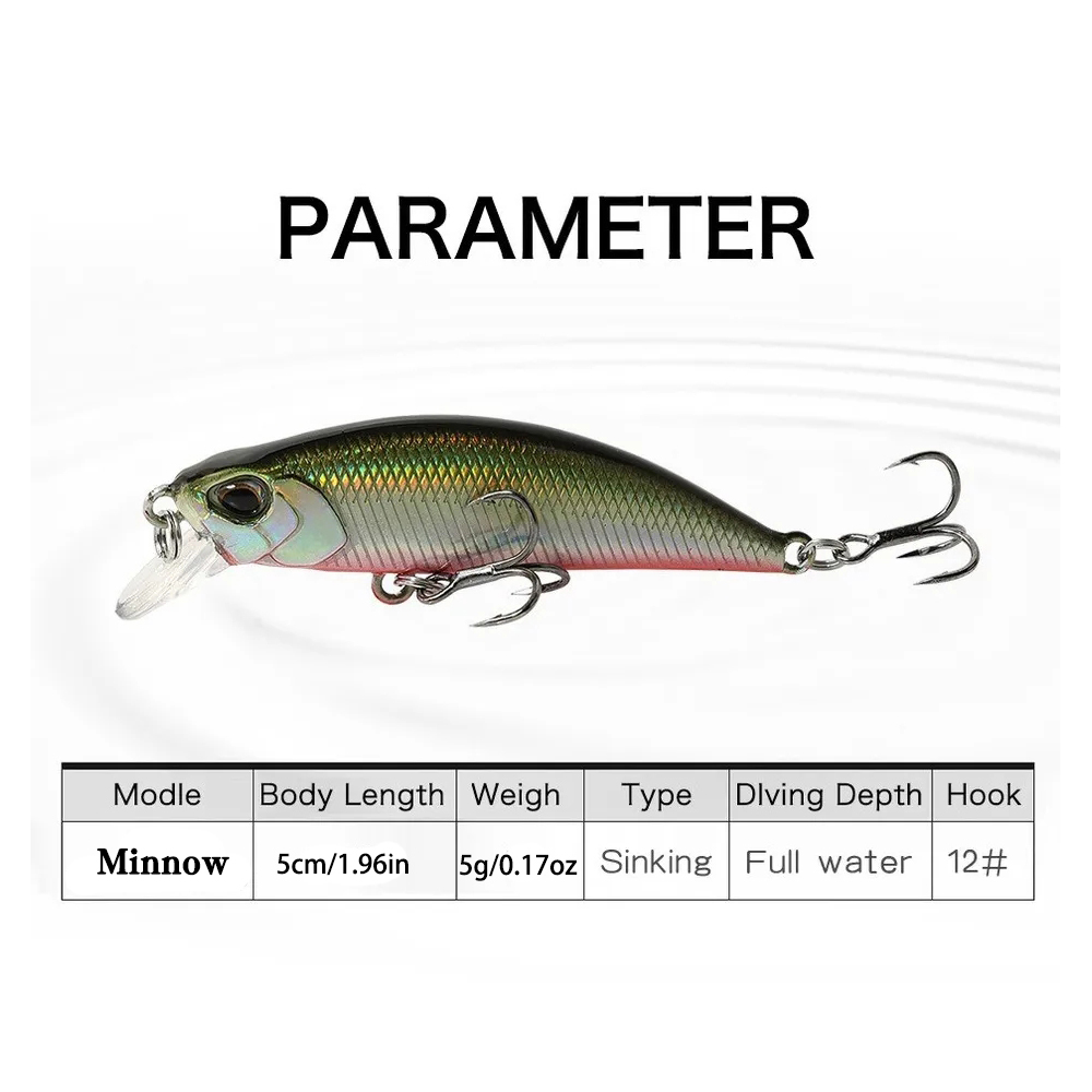15Pcs Sinking Minnow Fishing L - Fishing Lure Jerkbait recensione e prezzo