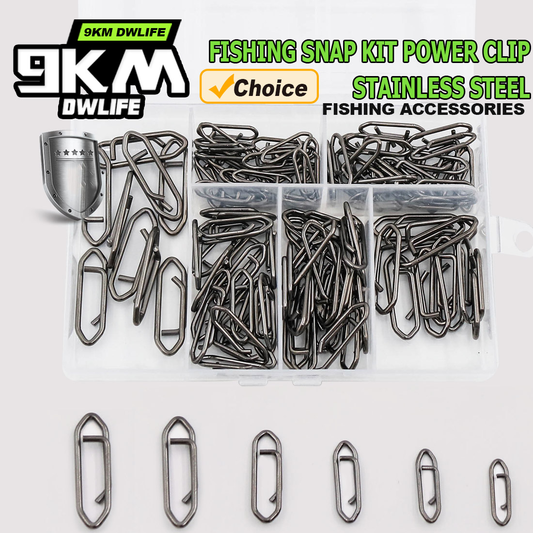 9KM Fishing Snap Kit 110pcs Po - Fishing Lure Making Kit recensione e prezzo