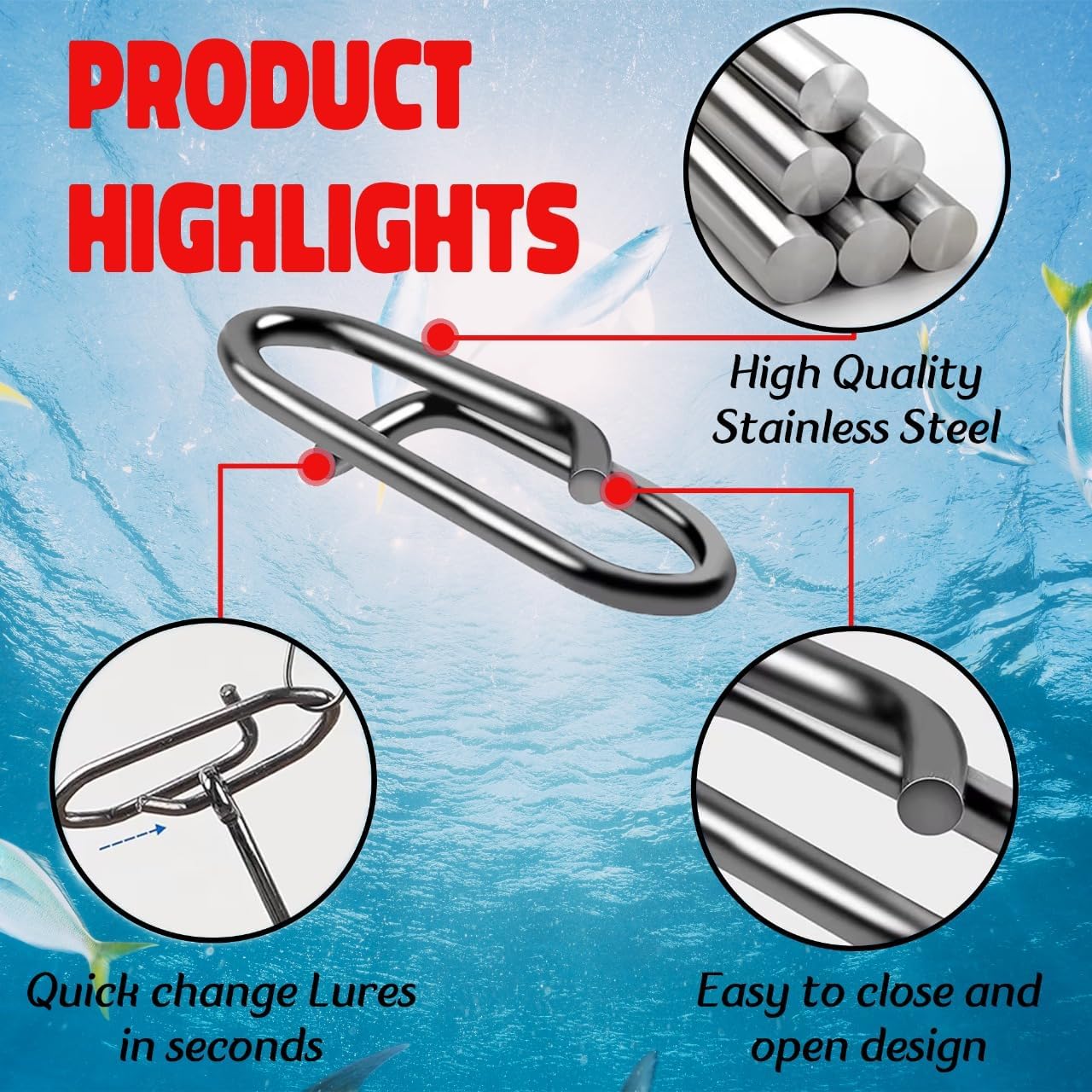 9KM Fishing Snap Kit 110pcs Po - Fishing Lure Making Kit recensione e prezzo