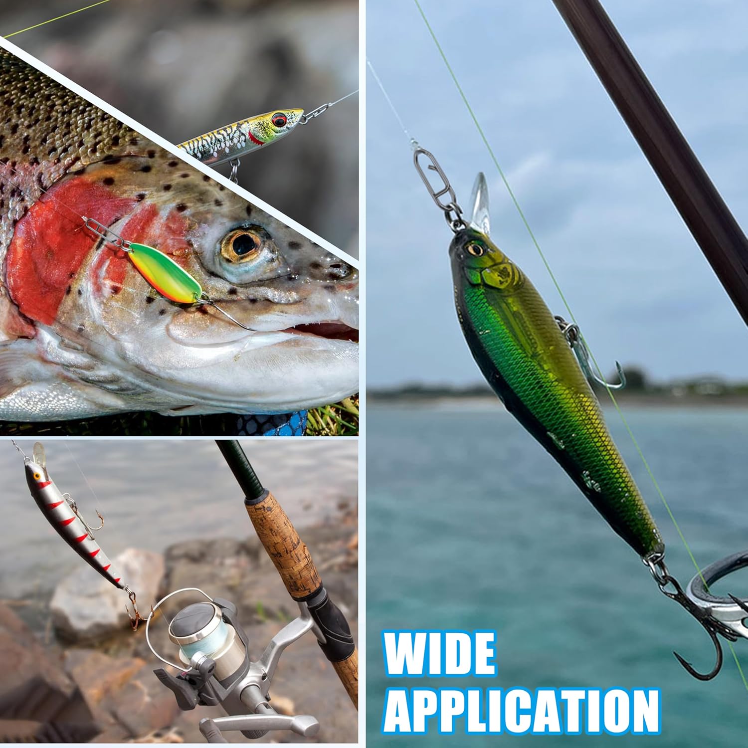 9KM Fishing Snap Kit 110pcs Po - Fishing Lure Making Kit recensione e prezzo