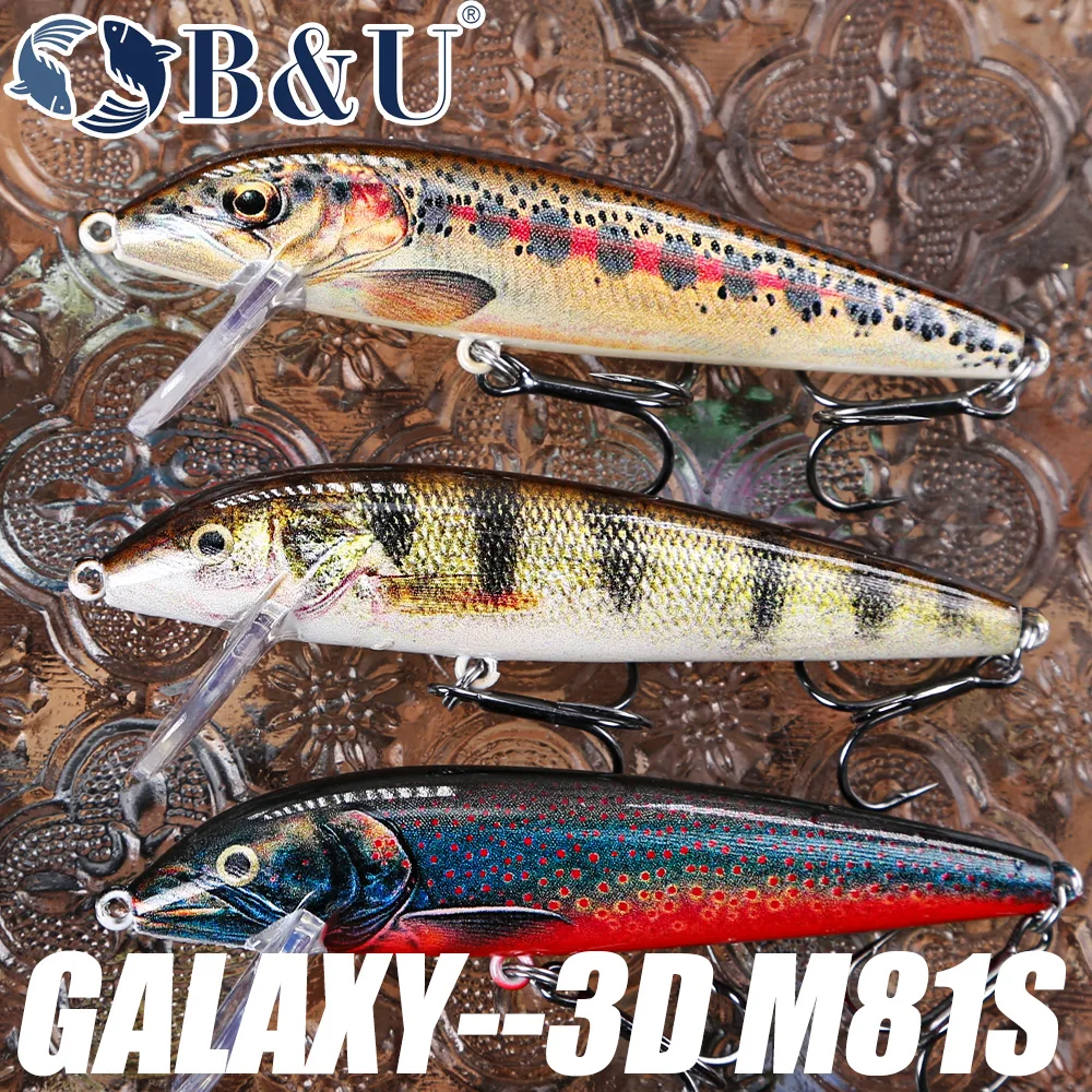 B&U 80mm Sinking Minnow Wobbli - Fishing Lure Jerkbait recensione e prezzo