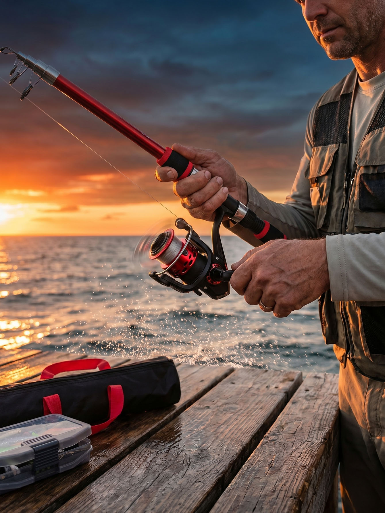 Fishing Rod Reel Combos Collap - Fishing Lure Spinner recensione e prezzo