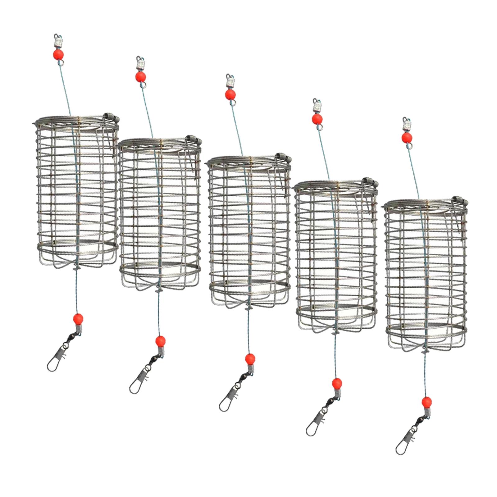 5x Solid Fishing Feeder Cage T - Fishing Lure Topwater recensione e prezzo
