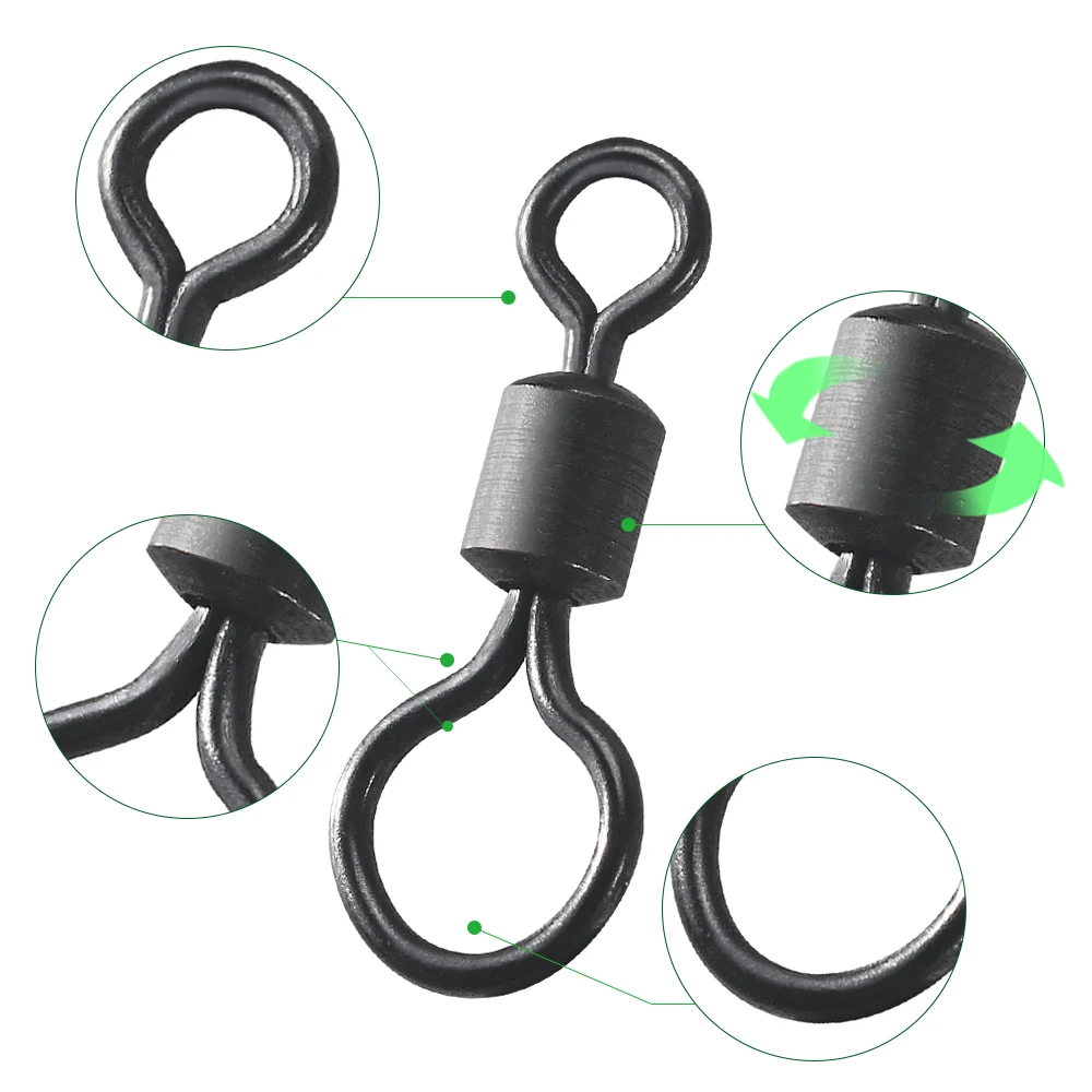 100pcs Carp Fishing Swivel Big - Fishing Lure Accessories recensione e prezzo