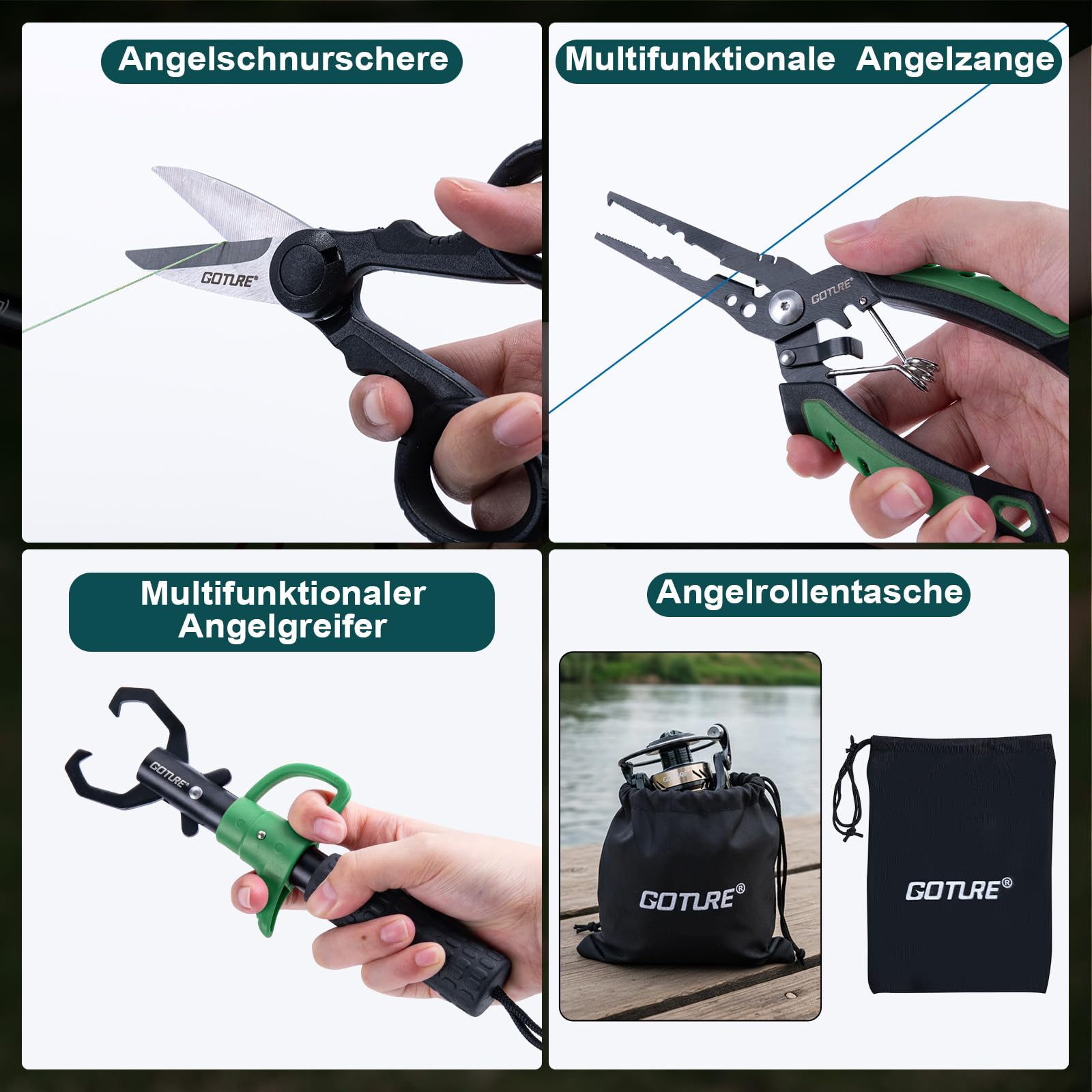 Goture 1.8M-2.7M Carbon Telesc - Fishing Lure Spinner recensione e prezzo