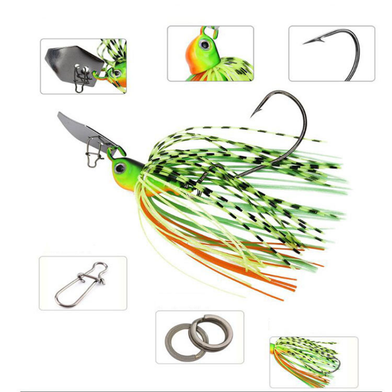Chatter Bait 7g 9g 11g 14g 21g - Fishing Lure Buzzbait recensione e prezzo